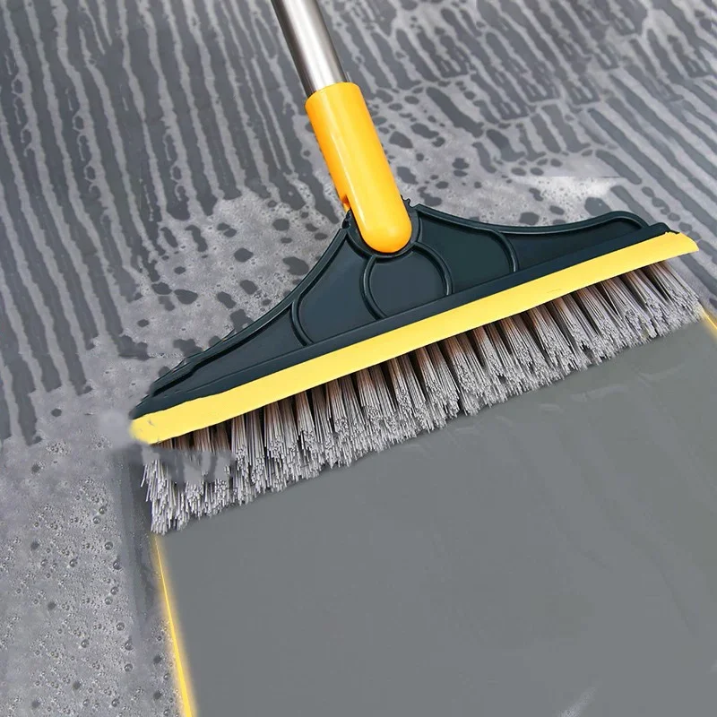 Crevice floor brush Bathroom floor brush Floor washing Tile long-handle wall washing Hard-bristled toilet cleaning brush