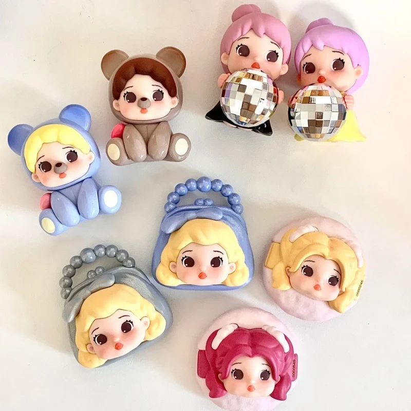 

Letsvan Happy наклейки серии магнит на холодильник слепая коробка фигурка Wakuku Ziyuli Pidol Guess Bag Mystery Box игрушки милая аниме-фигурка