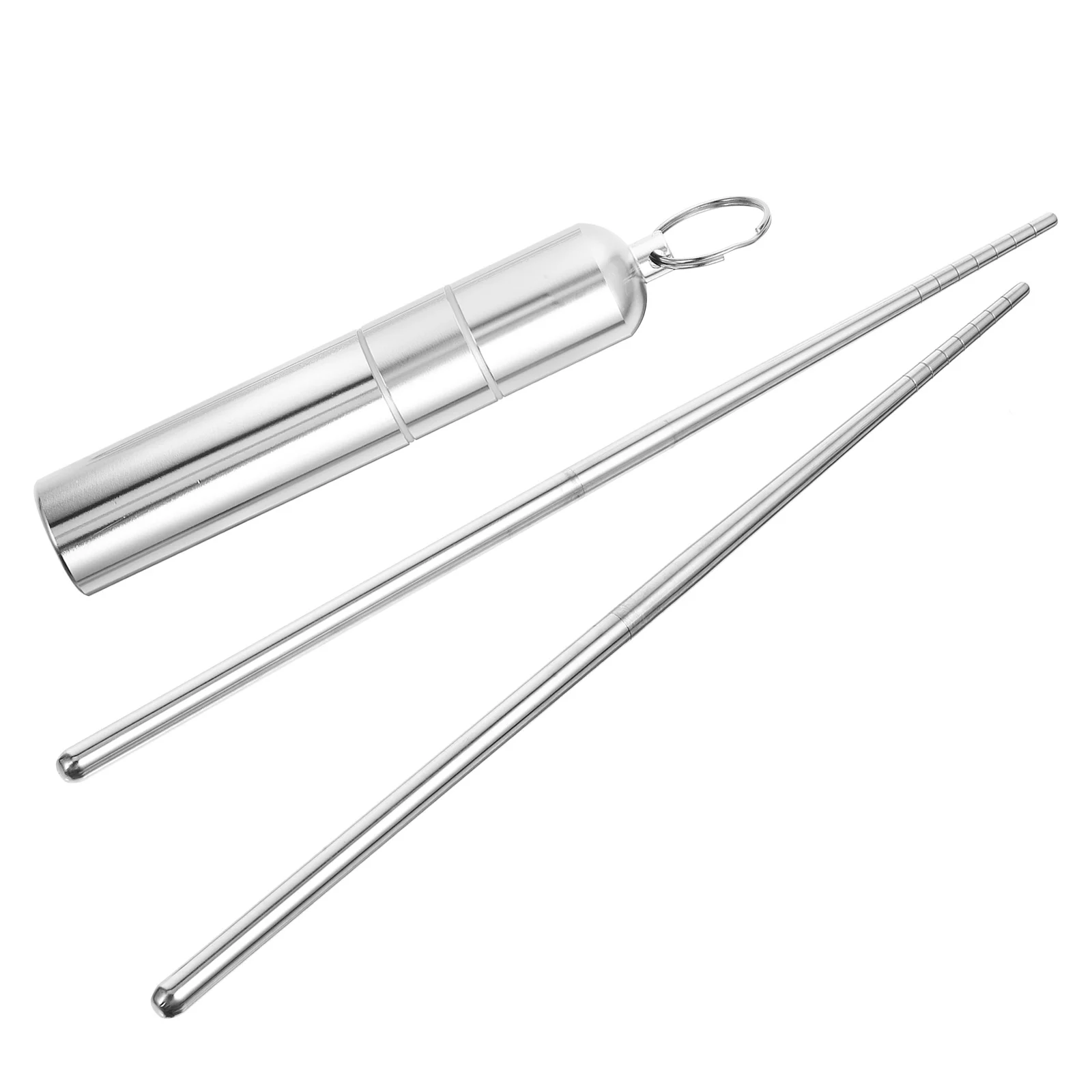 

1Set Compact Stainless Steel Cutlery Set Fine Craftsmanship Burr Free Surface Portable with Storage Pouch Suitable for Daily Use