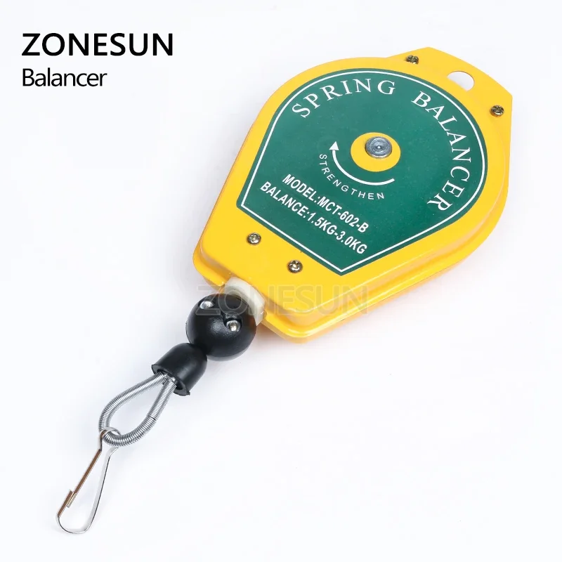 ZONESUN Spring Balancer 1.5kg-3.0kg Screwdriver Hanging Tool Torque Wrench Hanger Steel Wire Rope Measuring Tool