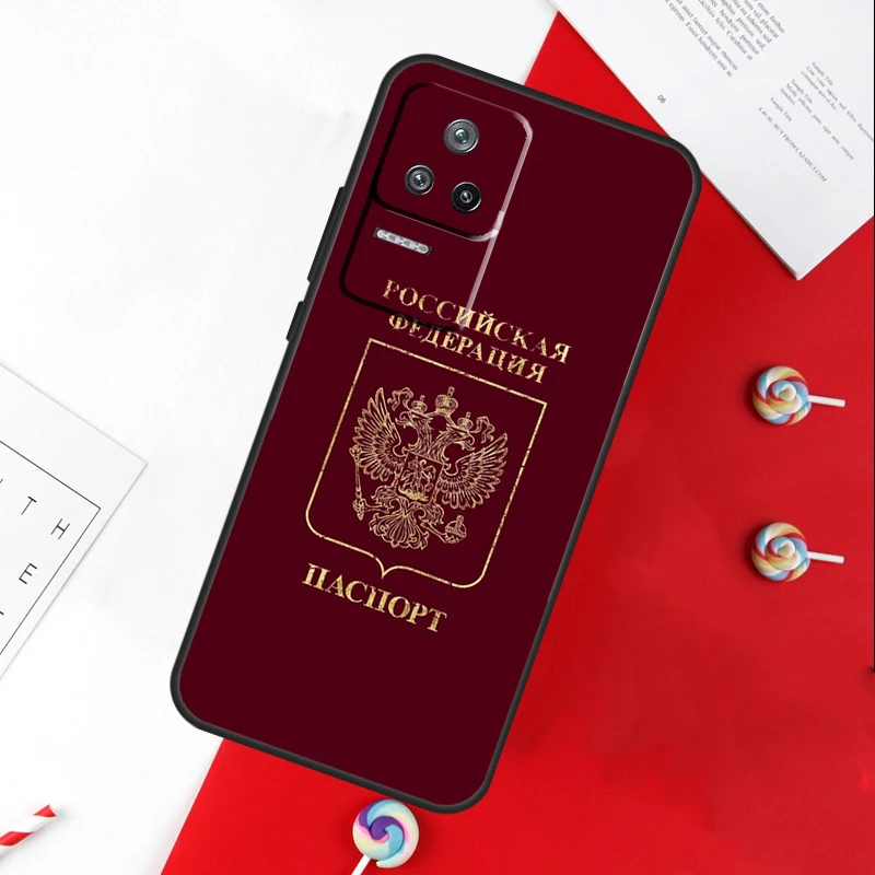Russia Coat Of Arms Eagle Flag Cover For Xiaomi 13T 11T 12T 14T Pro 13 14 15 Ultra POCO X7 Pro X3 X5 X6 F5 F6 M6 Pro Case