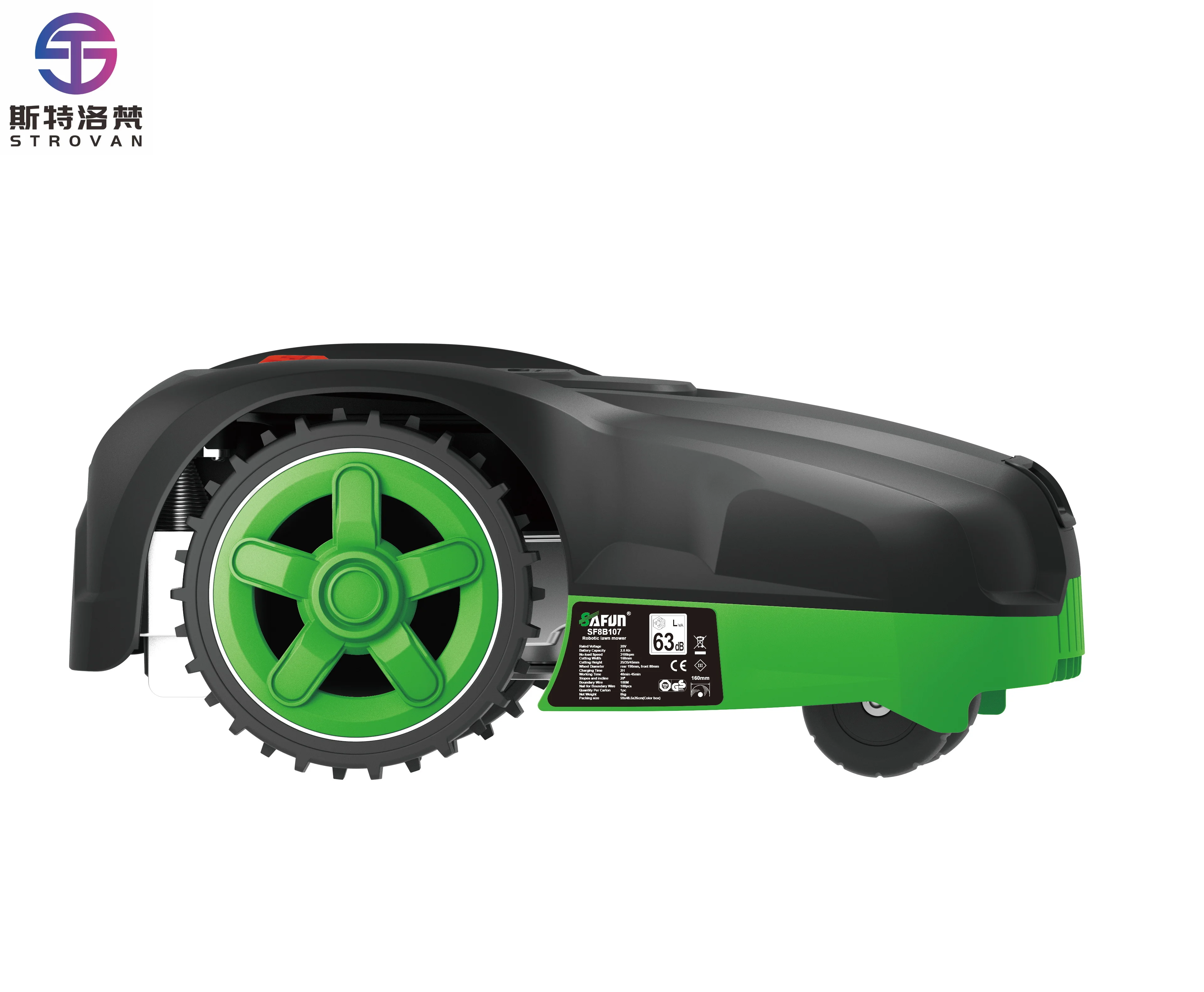 

STLF 4.0Ah Smart Robot Lawn Mower with 1600W Power Self-Propelled and Battery Operated for Lawns up to 500m2 Industrial Grade