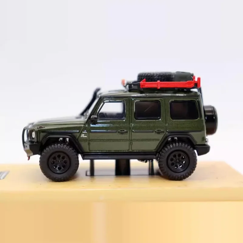 TW 1:64 Mercedes-Benz AMG G63 modelo estático de liga off-road, coleção infantil de brinquedos decorativos, presentes de feriado para crianças.