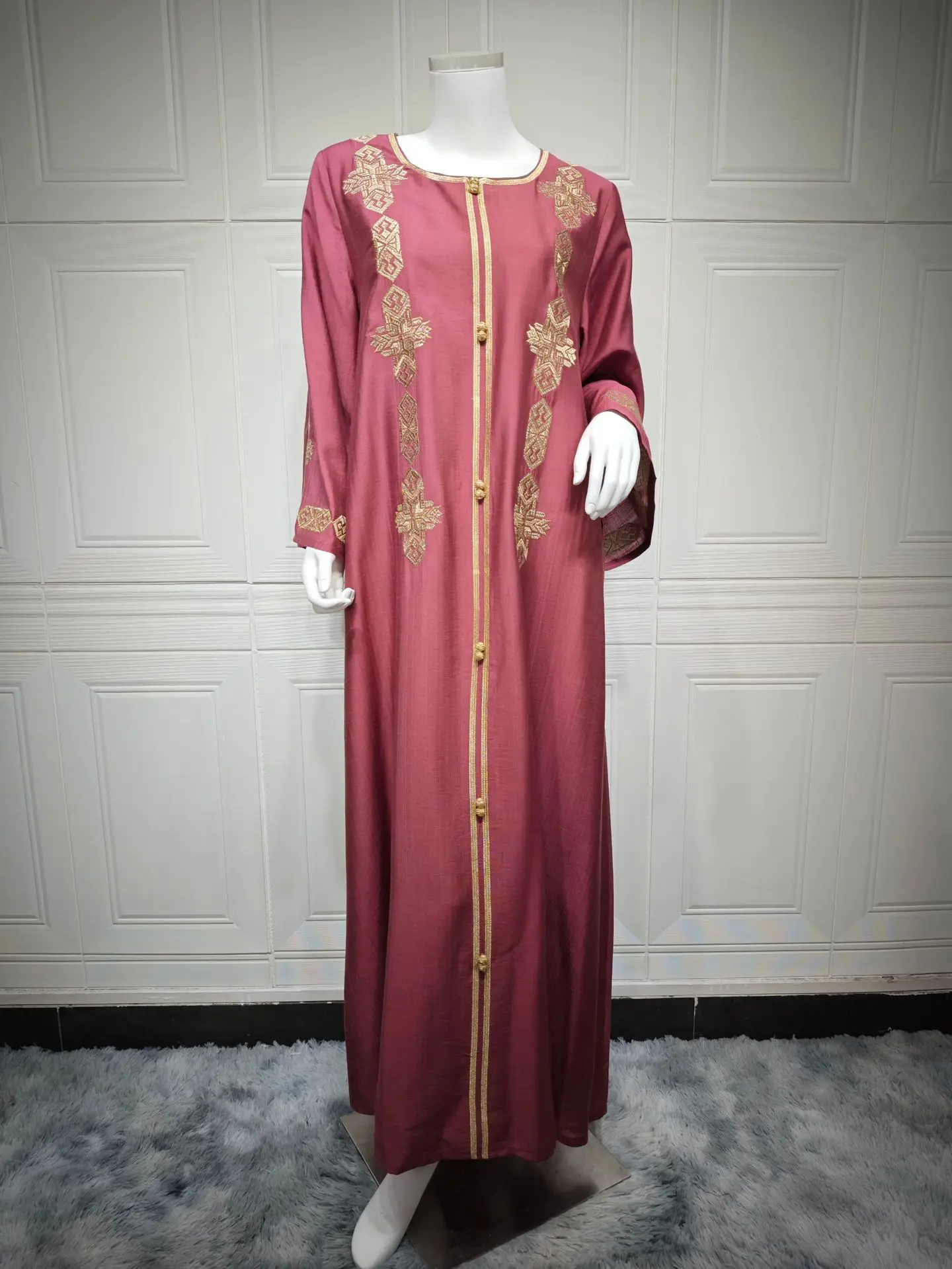 

Morocco Dubai Abaya Embroidery Muslim Dresses for Women 2025 New Eid Djellaba Ramadan Jalabiya Islam Clothing Turkey Kaftan Robe