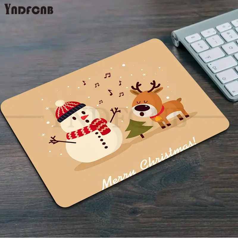 Merry Christmas Animation Thickened Mouse Pad Gaming Keyboard Table Mat Office Supplies Room Decor For PC Mouse Carpet