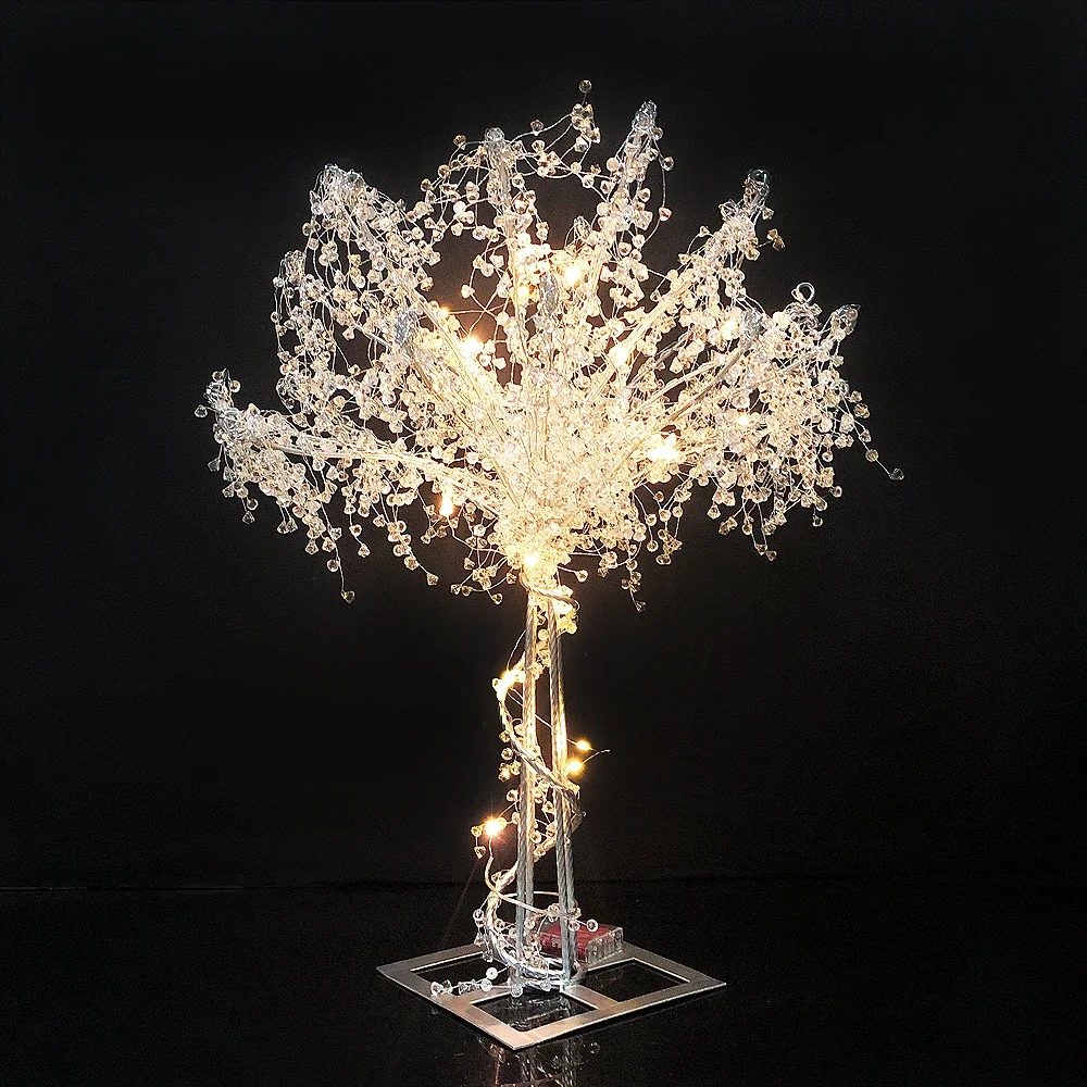 2 pieces per Lot Wedding Stunning Trees Centerpieces Metal Acrylic Bead Lead Road for Wedding Party Event Home Usage