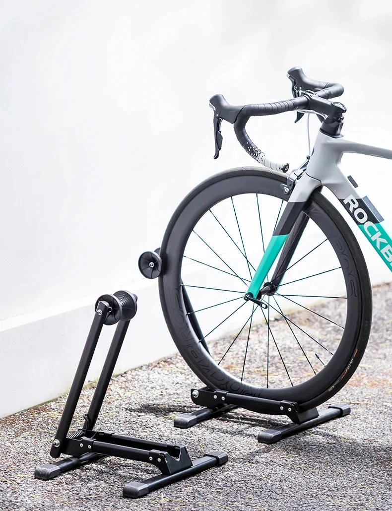 ROCKBROS Lokaler Versand Fahrradständer, Aufbewahrung, Innenbereich, Boden, Straßen- und MTB-Fahrrad-Parkständer, Fahrradständer, Zubehör – Detail 1
