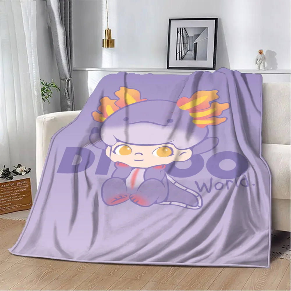 Kawaii Blanket Bed K-Kawaii SkullpandaS Luxury Blanket for Sofa Decoration Fluffy Soft Blankets & Throws Home Interior Nap Hairy