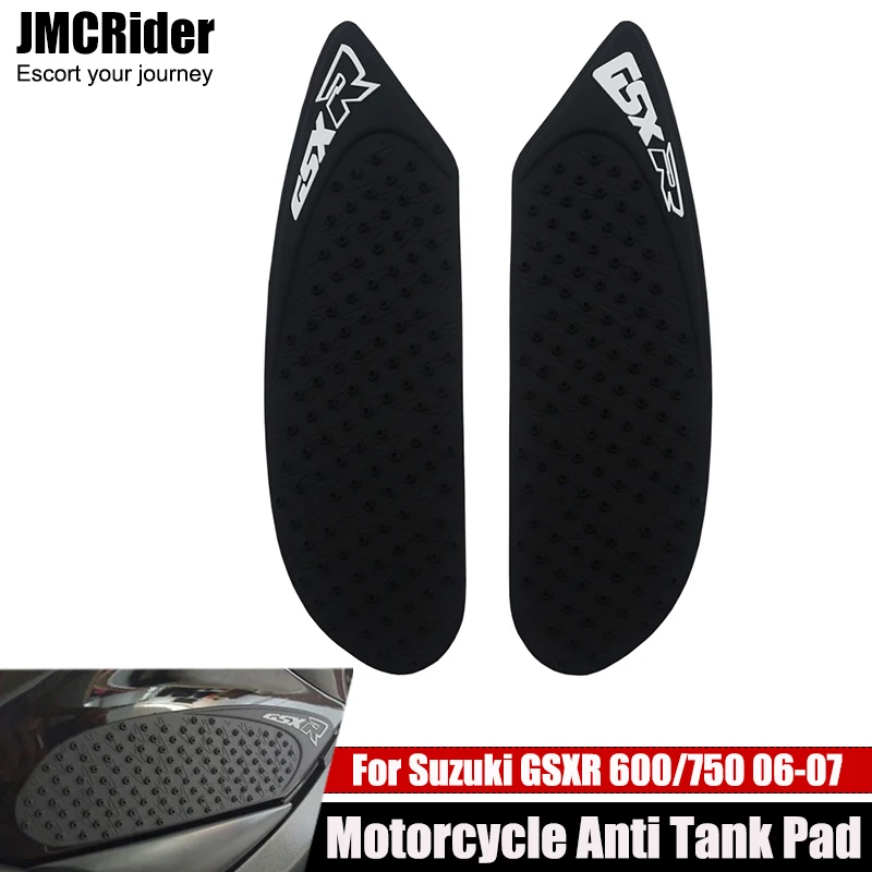 For Suzuki GSX-R GSXR 600 750 GSXR600 GSXR750 2006 2007 Motorcycle Anti slip Tank Pad Side Gas Knee Protector Stickers