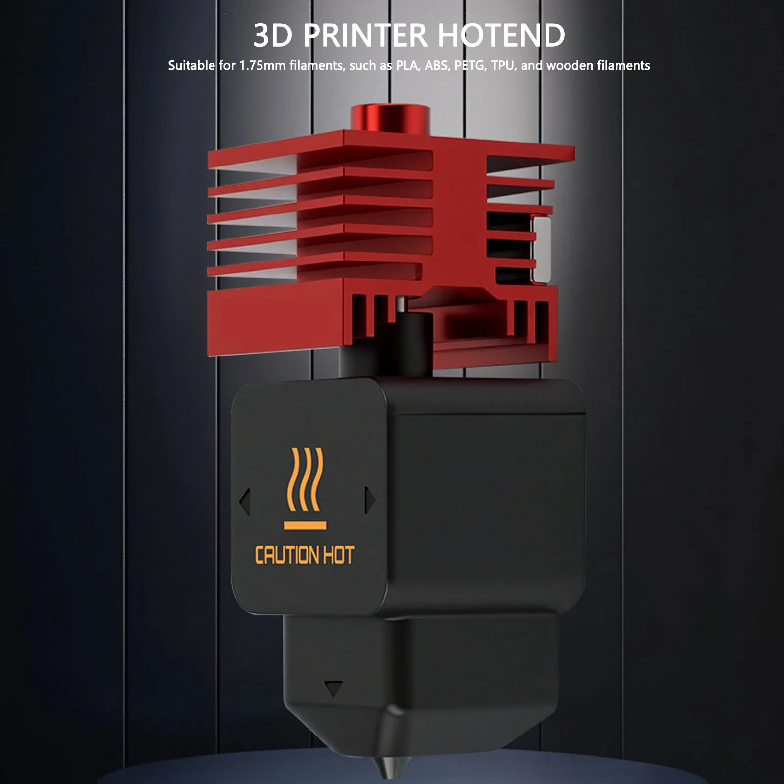 

3D Printer Hotend Fit for Bambu Lab H2D Replacement Accessories High Flowrate 0.4mm Nozzle Red Cooling Block Nano Coated