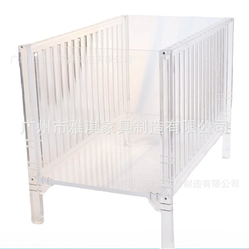 

Environmentally friendly acrylic baby newborn BB crystal children's transparent crib