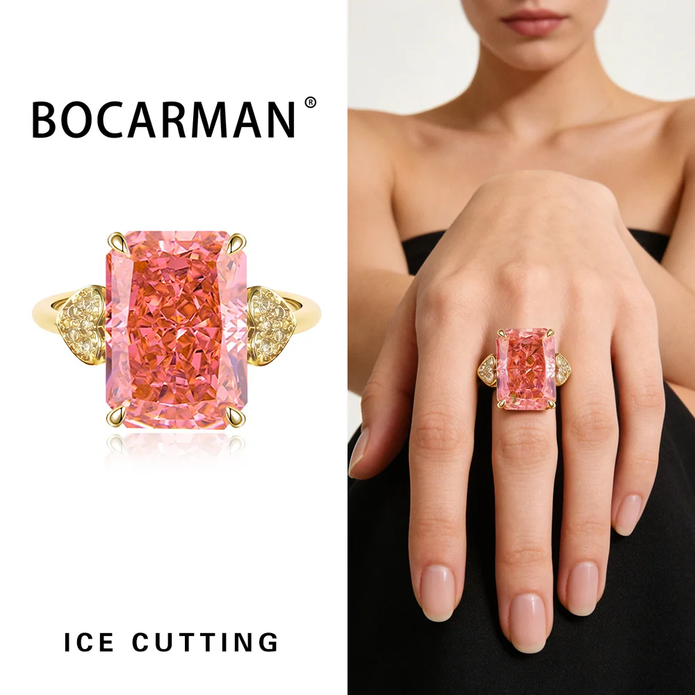 Women's Rectangular Ice Cut Mint Green Cubic Zirconia Ring, Vintage