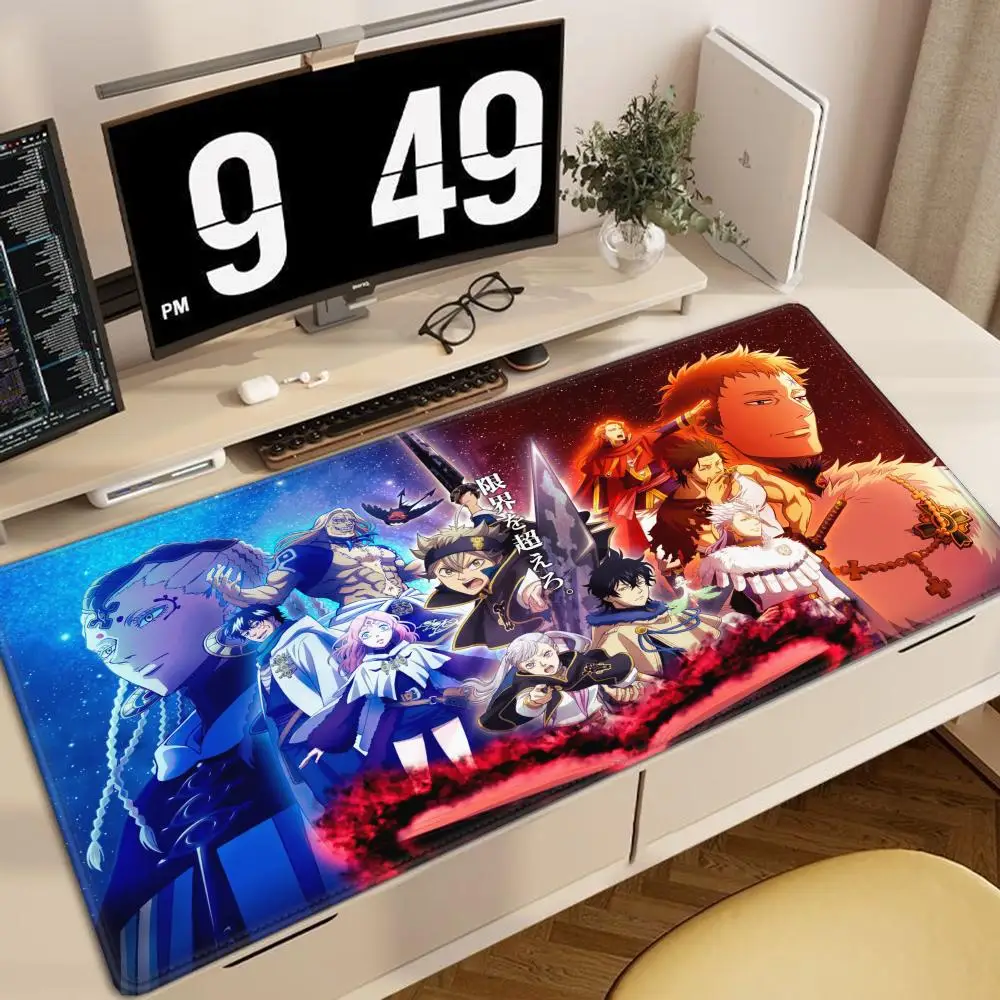 Black Clover Anime Computer Mouse Pad Gaming MousePad Large Mouse pad Gaming Accessory Mause Carpet PC Desk Mat keyboard pad