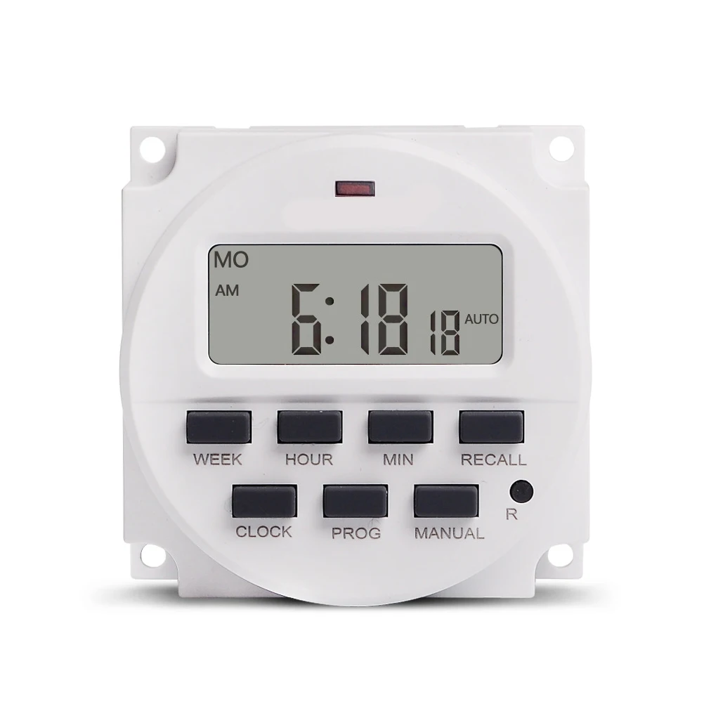 

16 Programs 7 Days Weekly Programmable Digital Lcd Timer Switch For Electrical Appliances Neon Light Streetlight
