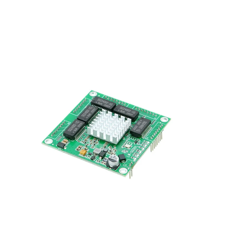 Small 2345 Port Gigabit Switch Module Wired Internet Wide Voltage 12V24V Computer Audio Wired Splitter