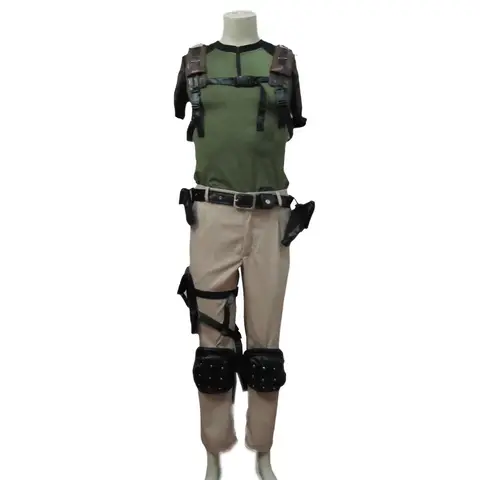 Chris Redfield Cos Cosplay Costume Halloween Uniform Outfit Custom Made Any Sizea;2'k,8;c'
