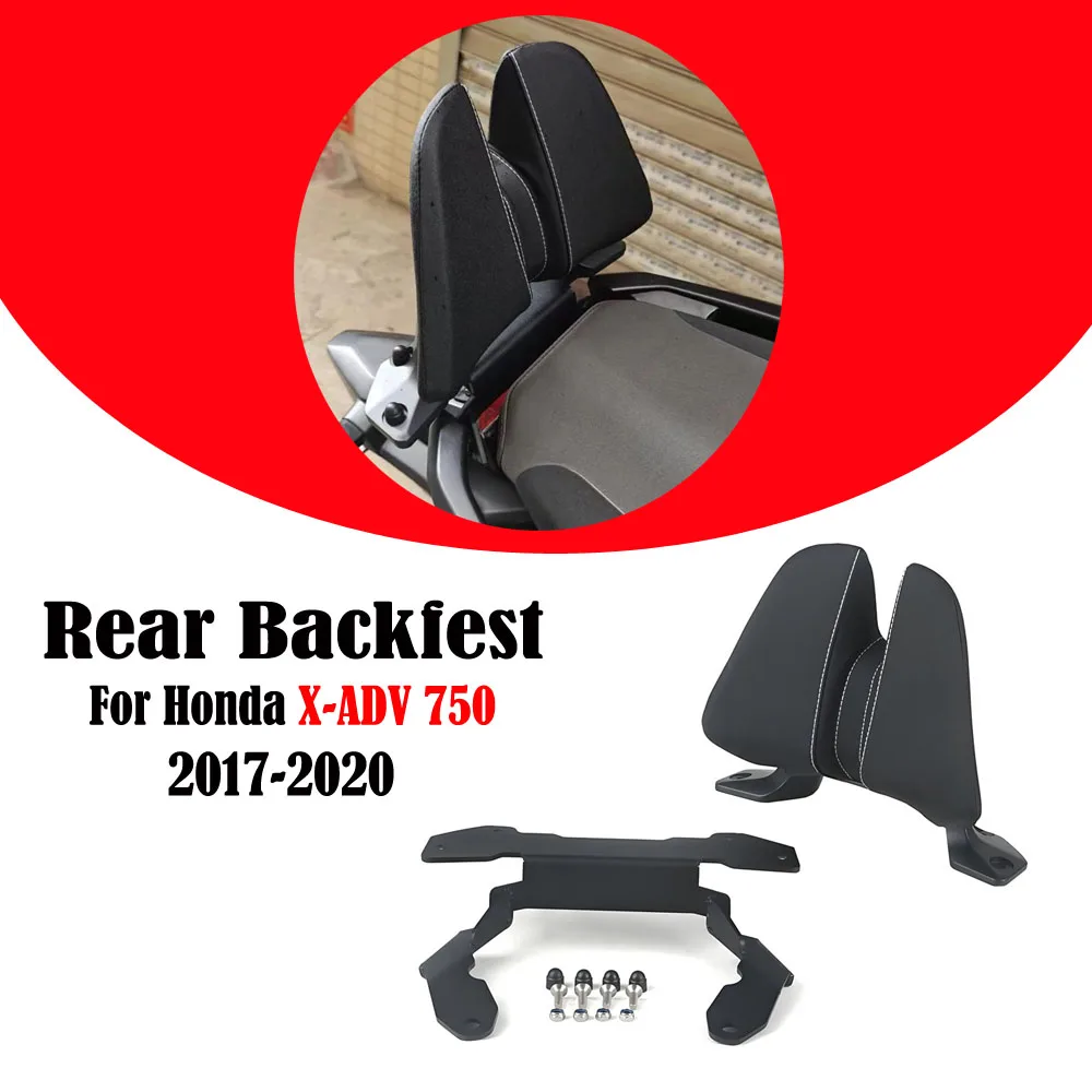 

New For Honda X-ADV 750 XADV 750 XADV750 X-ADV750 2017-2020 Motorcycle Rear Passenger Seat Backrest Cushion Back Rest Pad