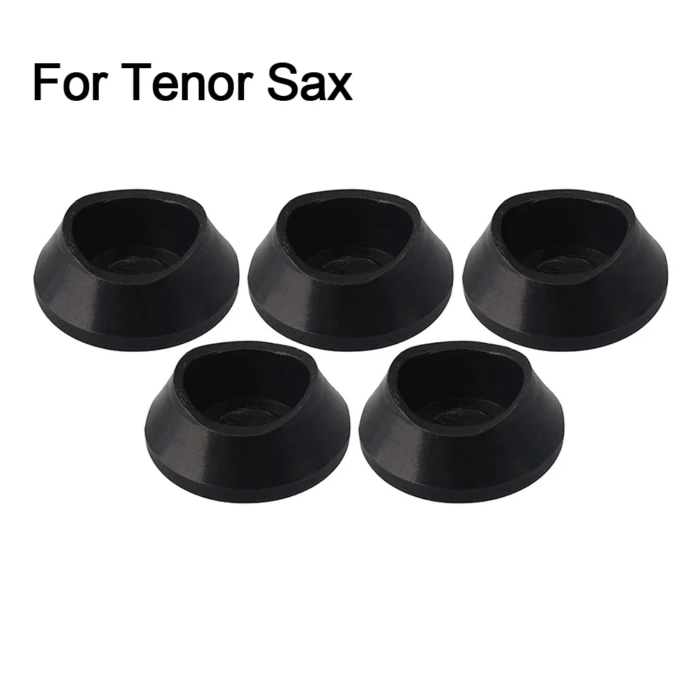 Plastic Saxophone Upper Thumb Rest Button for Soprano Alto Tenor Sax Convenient Replacement for Old/Broken Rest 5 PCS Set