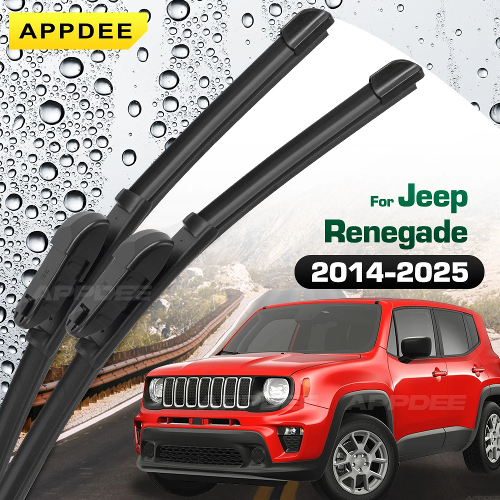APPDEE ジープ レネゲード BU 2014-2025 フロントワイパー 2pcs