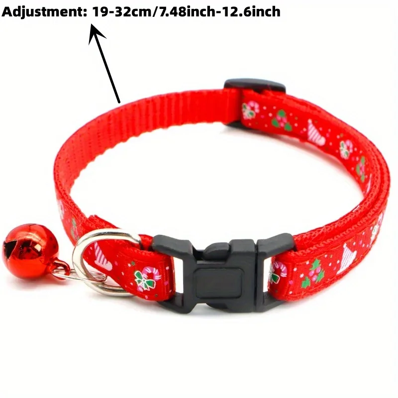 Christmas Dog Collar  Adjustable Buckle Pet Supplies Dog Christmas Gifts  Dog Christmas Outfit