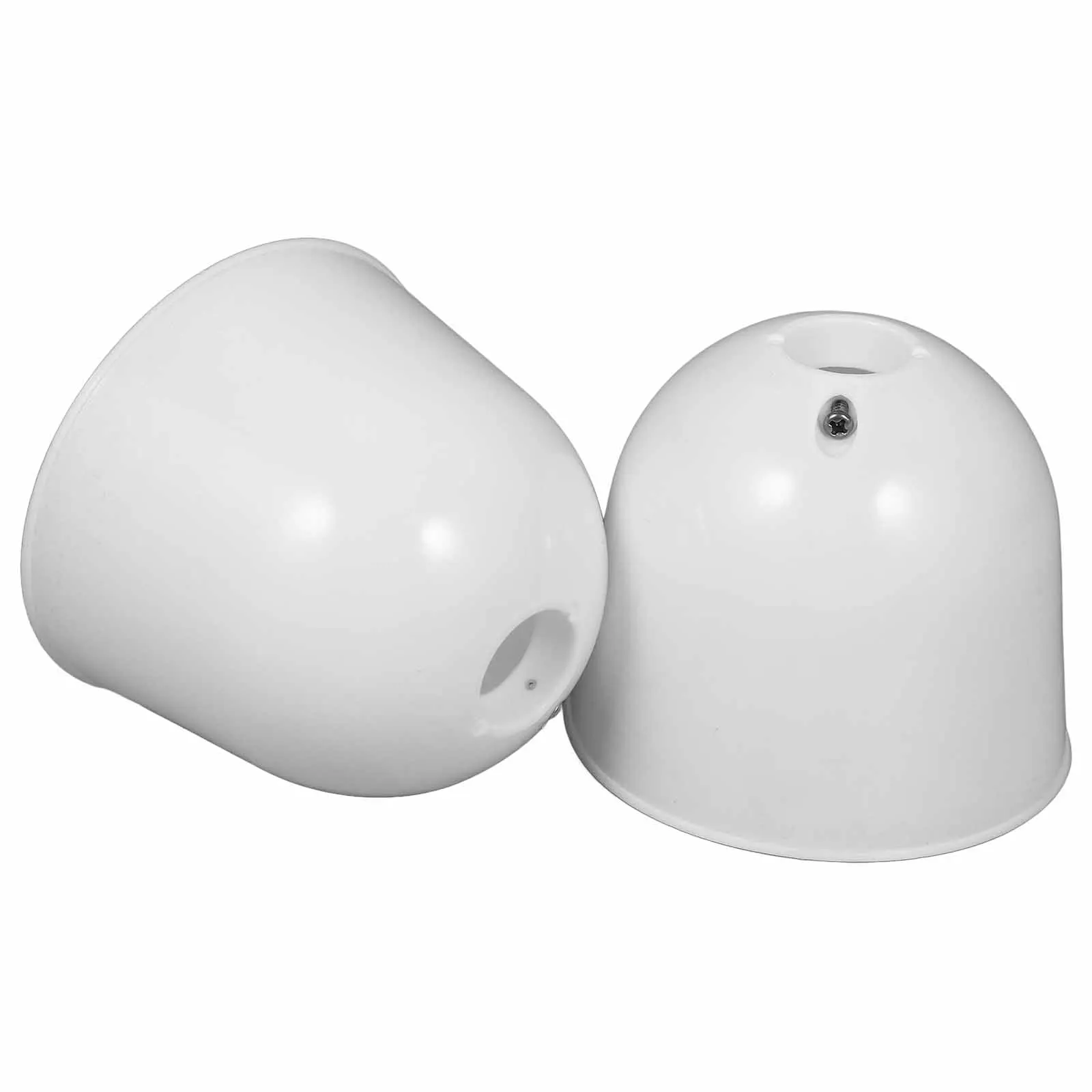 

2 Pcs Ceiling Fan Accessories Cup Cover Canopy Light Replacement Parts Bell Shaped Shade Enclosure PVC Plate Compact Design Easy