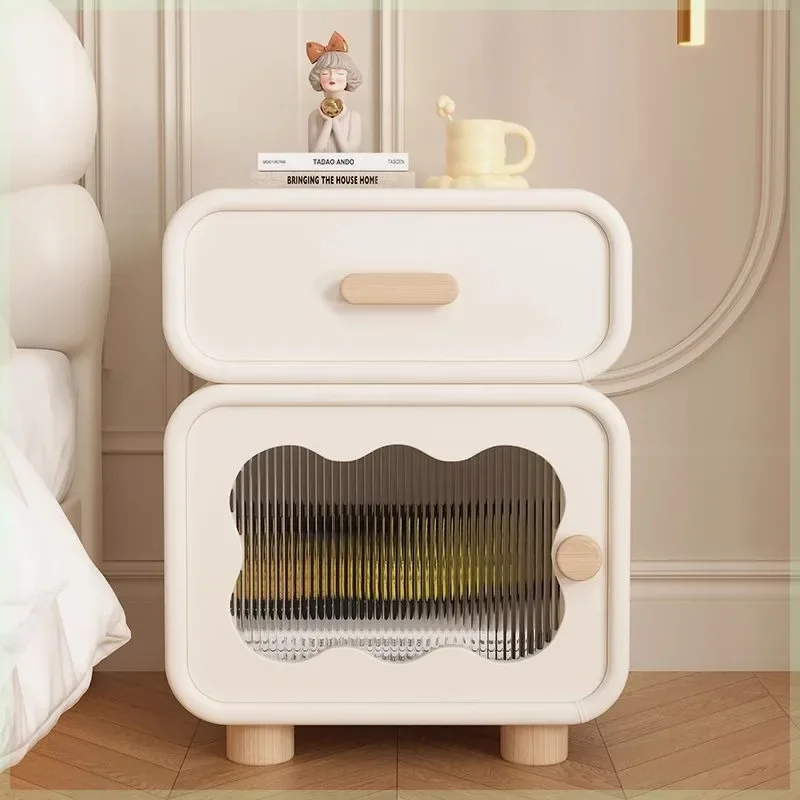 

Bed Side Table Design Bedside Nightstands Sofa Bookcase Tables Bedroom Storage Locker Night End Room Cabinet Small Round Living