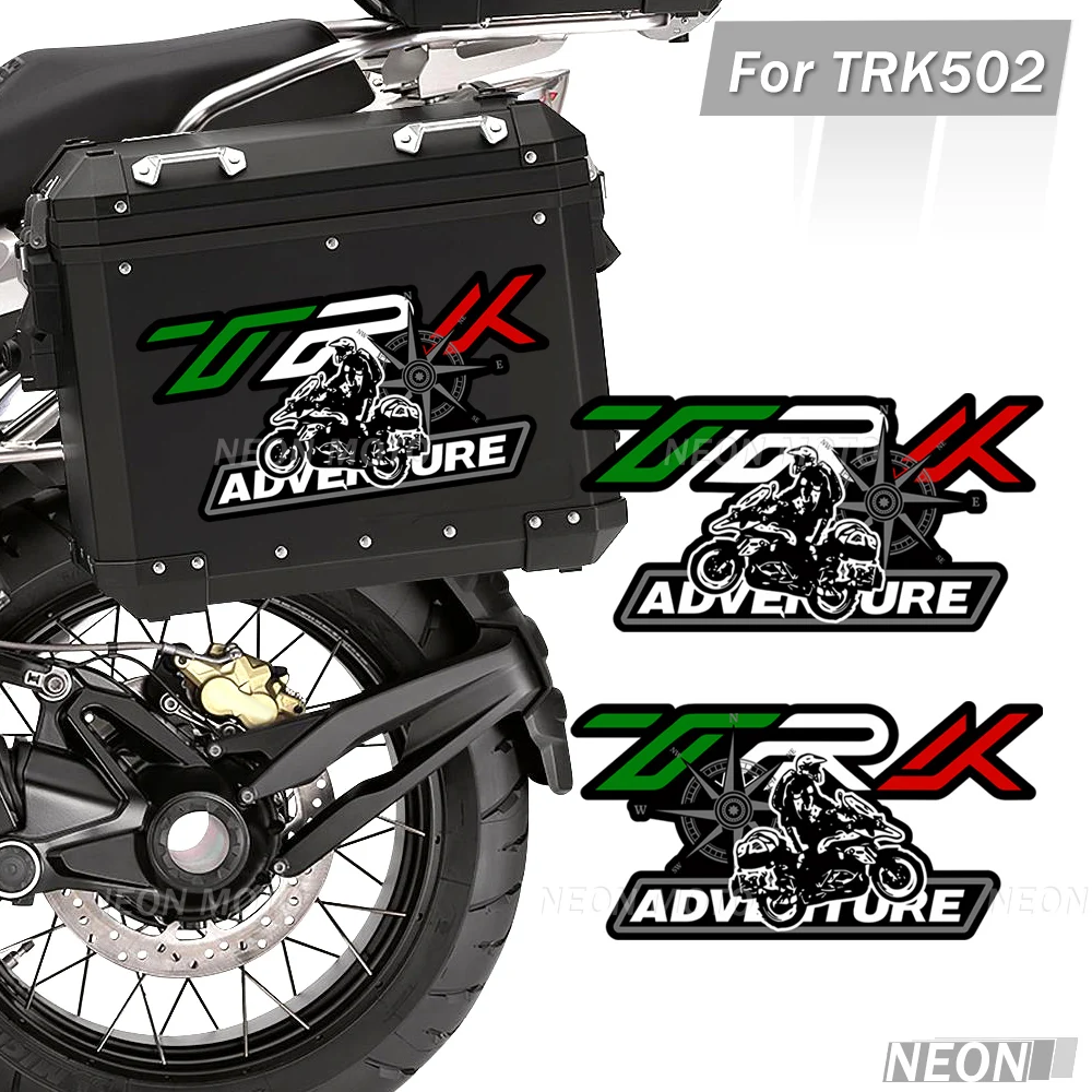 

For Benelli TRK502 TRK 502Adventure Motorcycle 3D Tank Pads, Luggage Cases Panniers Protective Stickers Decals Kit