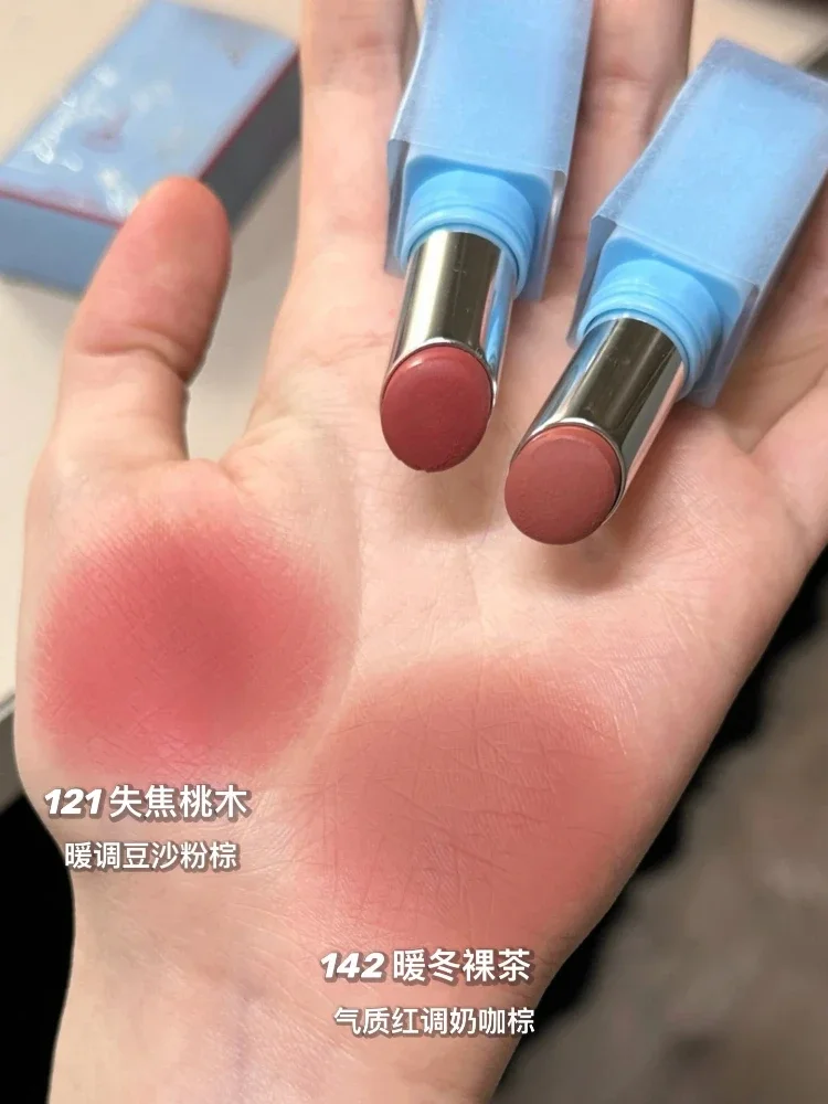 Joocyee Cosmetic Winter Blue Christmas Matte Solid Lip Glaze Hydrating Water Gloss Hydrating Applesauce Blush Longlasting Makeup