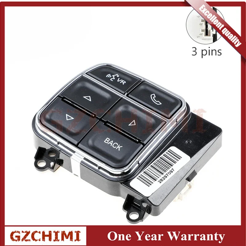 

Кнопка управления рулевым колесом подходит для Dodge Chrysler Jeep 2011 2012 2013 2014 2015 2016 2017 2018 2019 56046255AD