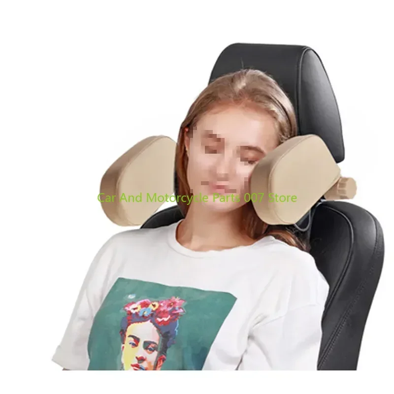 Car Seat Headrest Travel Rest Neck Pillow Support Solution Auto Seat Head Cushion Car Pillow