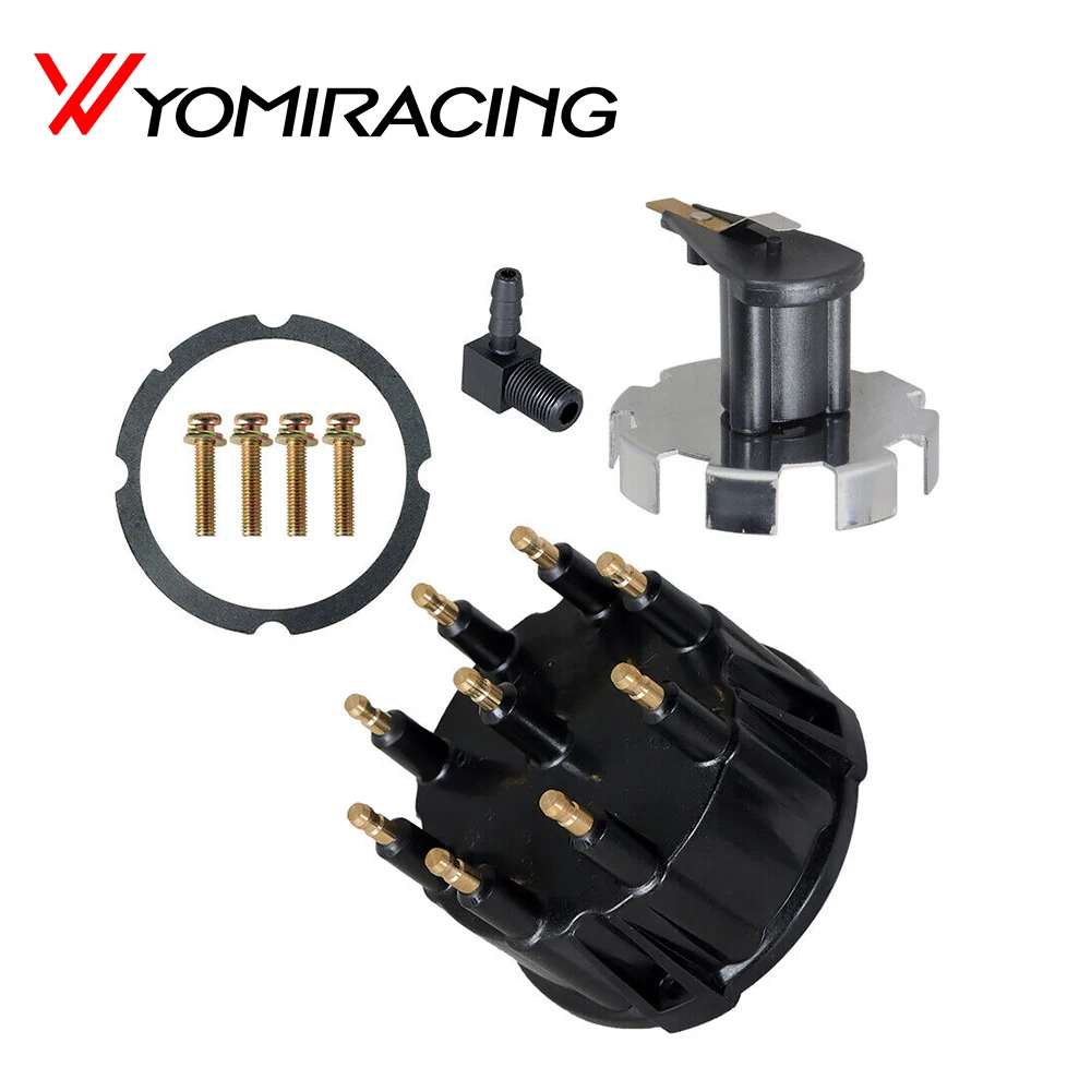 Distributor Cap & Rotor for Mercruiser V8 5.0 5.7 7.4 8.2L, OE 187523 805759Q3/T3/T1 815407A2 18-5395 13524T1