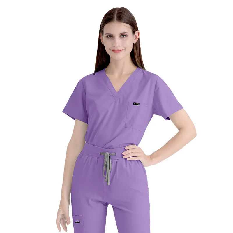 Multilcolors Hospital Medical Scrub Suits Uniform Women Men Scrubs Set Beauty Work Clothes Nurse Accessories Dental Surgery Suit