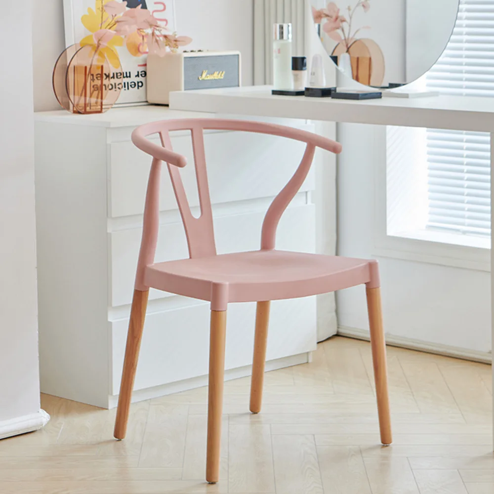 중국 복고풍 의자 회의 의자 차 플라스틱 뒤 식사 간단한 사무실 회의