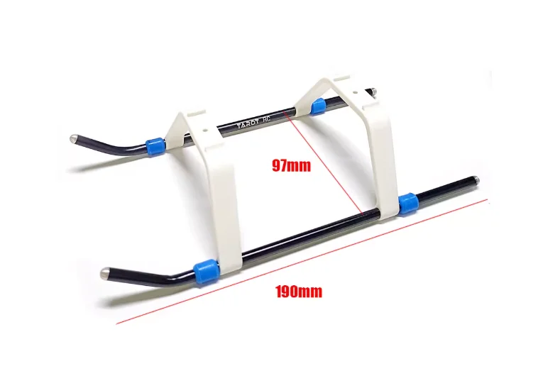 Train d'atterrissage pour hélicoptère RC 450, jeu de patins pour Trex 450, Align 450 PRO DFC ​   KDS ALZ 450 PRO V2 sport V3