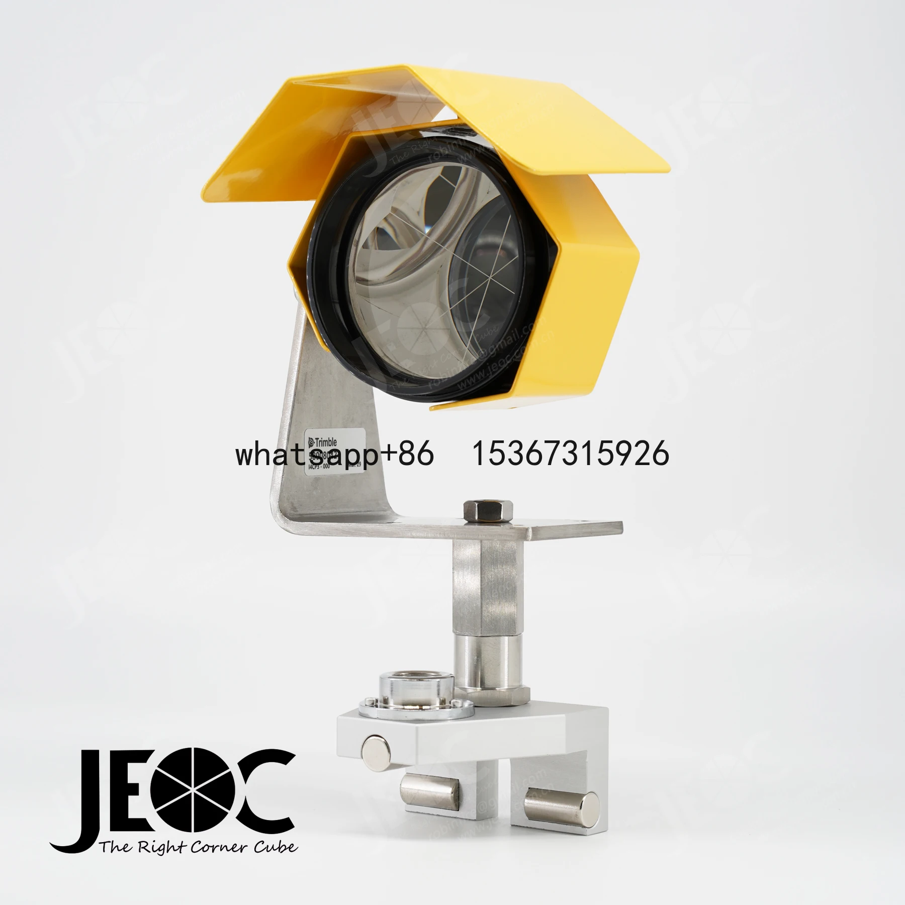 

JEOC 58008042+Railshoe, Full Size Monitoring Prism and Magnetic Railway Mount Set for Trimble Total Station