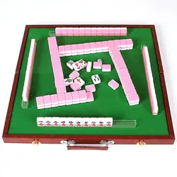 Portable Mini Mahjong Table Traditional Entertainment 50Cmx50cm for Travel