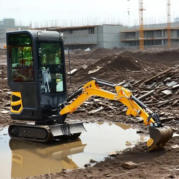 

Mini Excavator Trailer Tailless Design 1 Ton 1.7 Ton Capacity China Manufacturer Customizable Mini Excavators for Sale