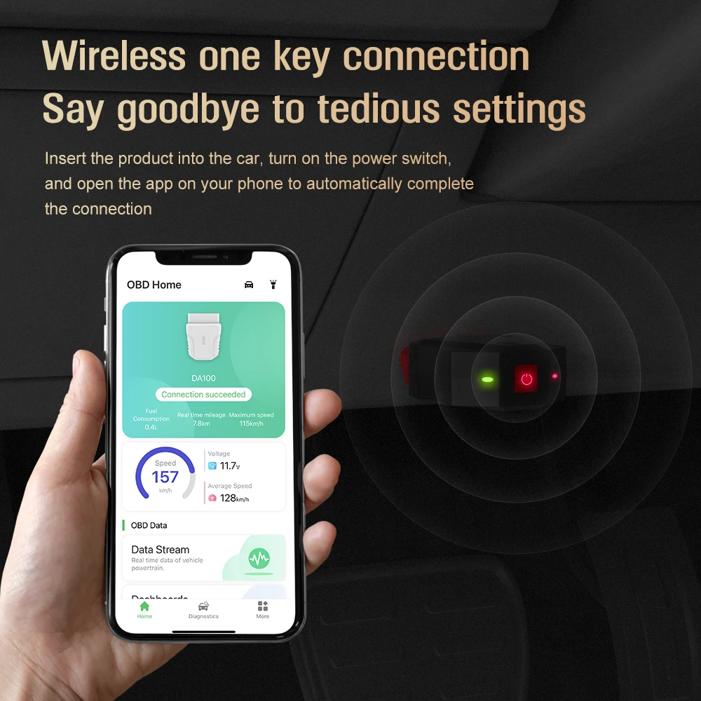 

Сканер OBD2 DA100 с переключателем Автомобильный считыватель кодов OBD2 Стирание кода неисправности Автоматические диагностические инструменты DA100 Автомобильные аксессуары Аккумулятор двигателя