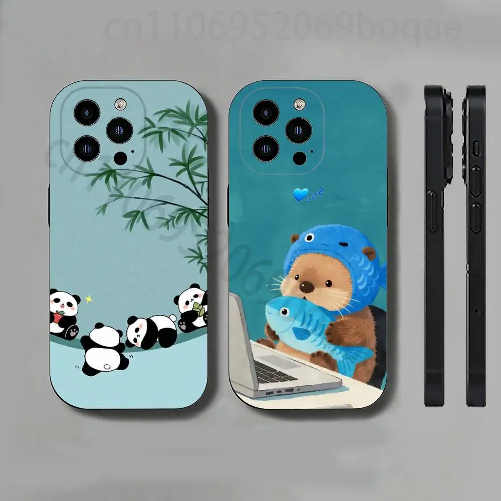 

Cute bay Animal Dog Pig Phone Case For iPhone 17,16,15,14,13,12,11 Pro,Max,Plus,X,XS,XR,SE,Mini