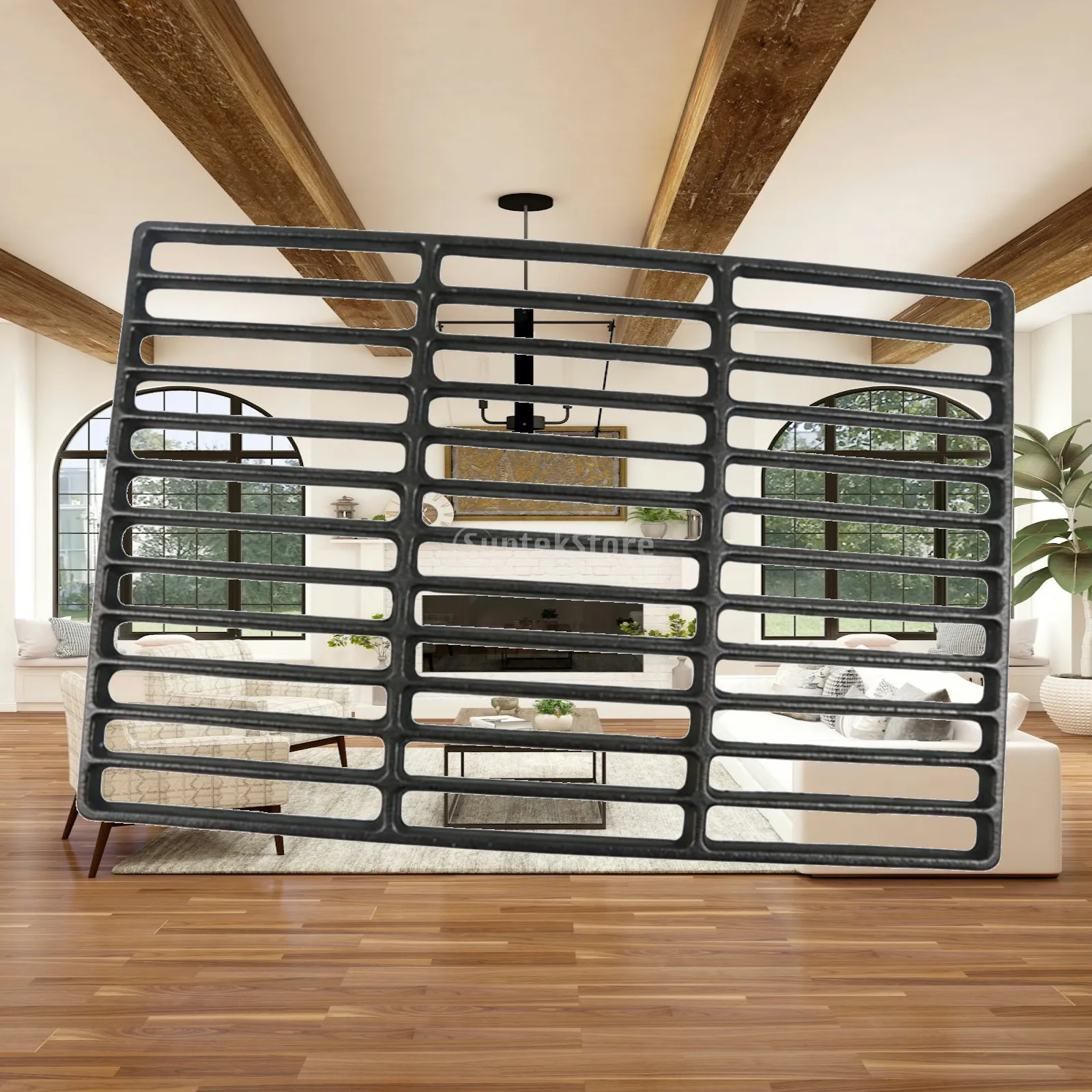 Durable Cast Iron Grate Oven Grate Baking Rack Efficient BBQ Cooking for Mini Electric Grill Camping
