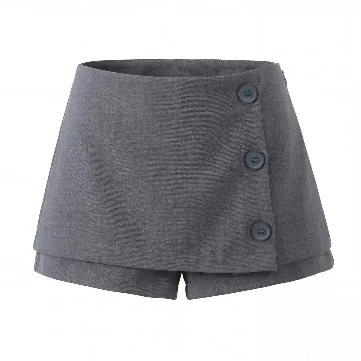 

Женский костюм с юбкой-шортами А-силуэта W00B