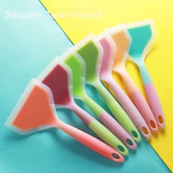 Baking jade barbecue silicone pot shovel wide mouth pizza shovel steak non-stick pot silicone shovel silicone kitchen utensils