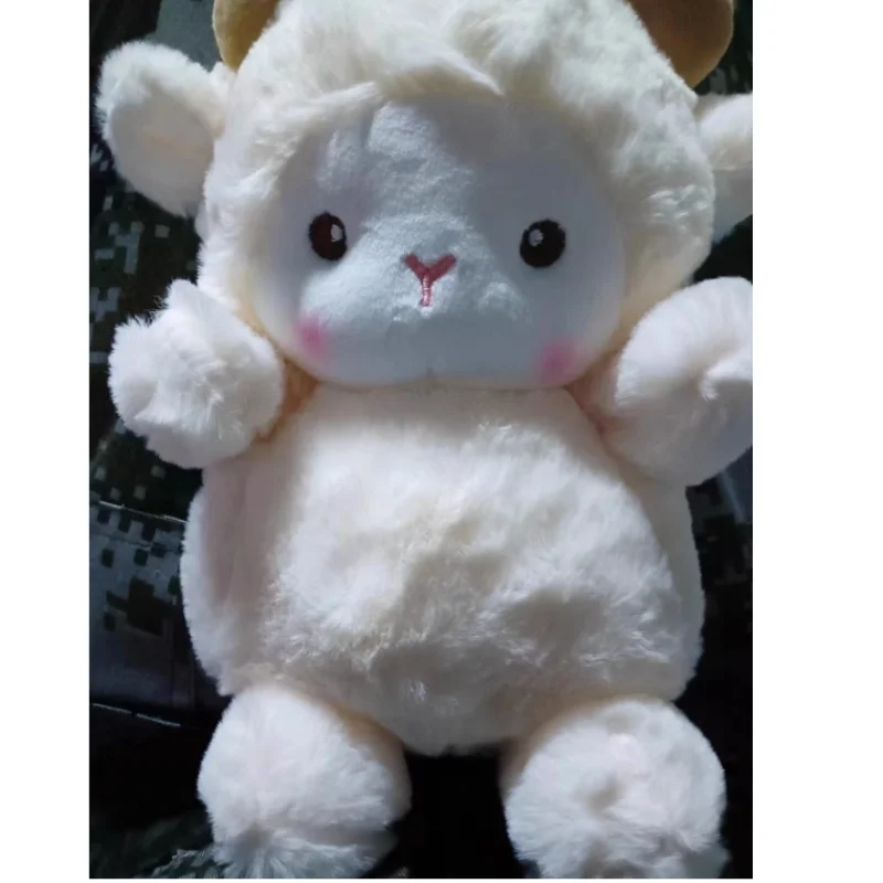 

Плюшевая кукла-ягненок, милая подушка для объятий, игрушка для сна, мягкая игрушка, подарок на день рождения для девочек, подруги