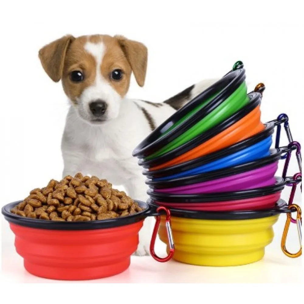 Portable Infant Food Container Collapsible Pet Water Bowl