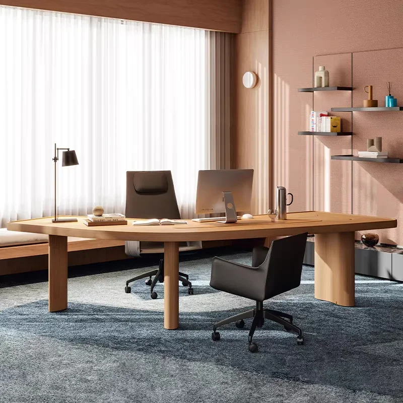 

Угловой письменный стол, деревянная роскошная рабочая станция для менеджера, офисный стол, кабинет, конференц-зал, офисная мебель