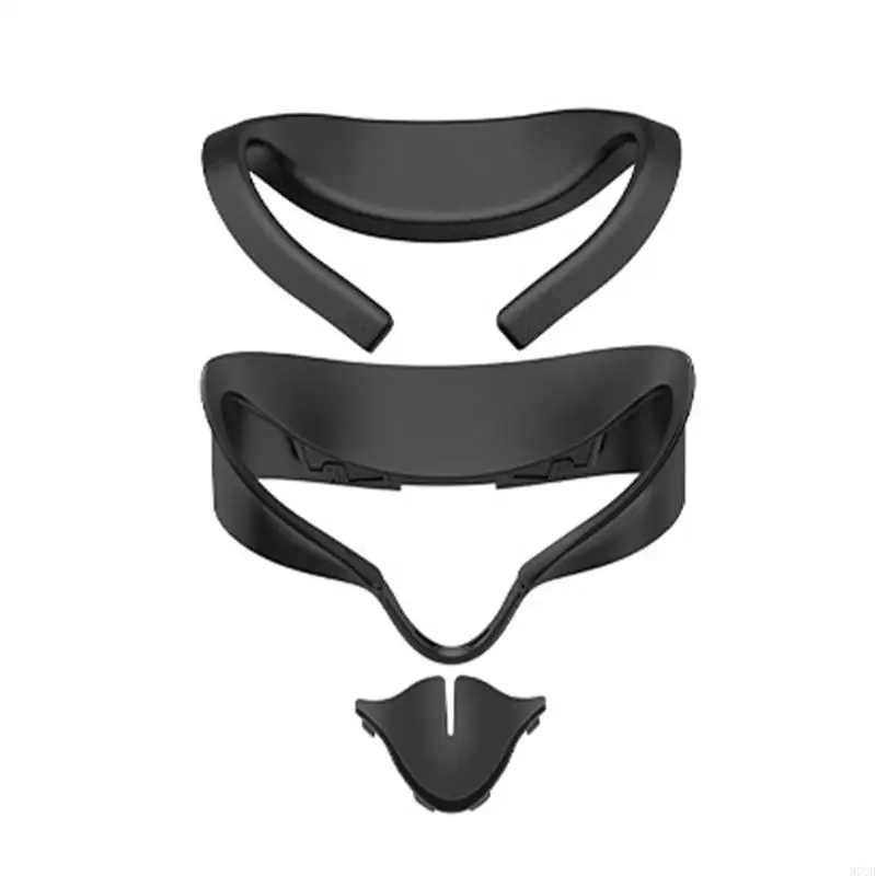 

97QB Soft PU Leather Face Pad Cover And Face Interface For 3S VR Glasses Sweat Proof With Silicone Nose Pad Sweat proof