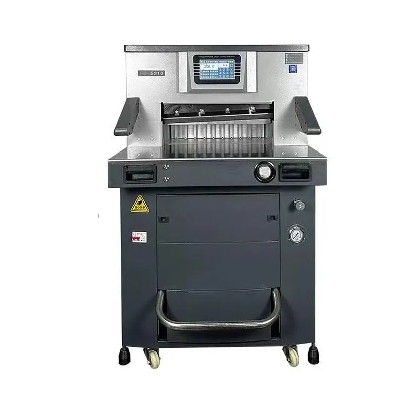 Heavy Duty Hydraulic Paper Cutter Automatic Programmable Photo Album Book Cutter 100mm Thick Paper Cutter Equipment Customized