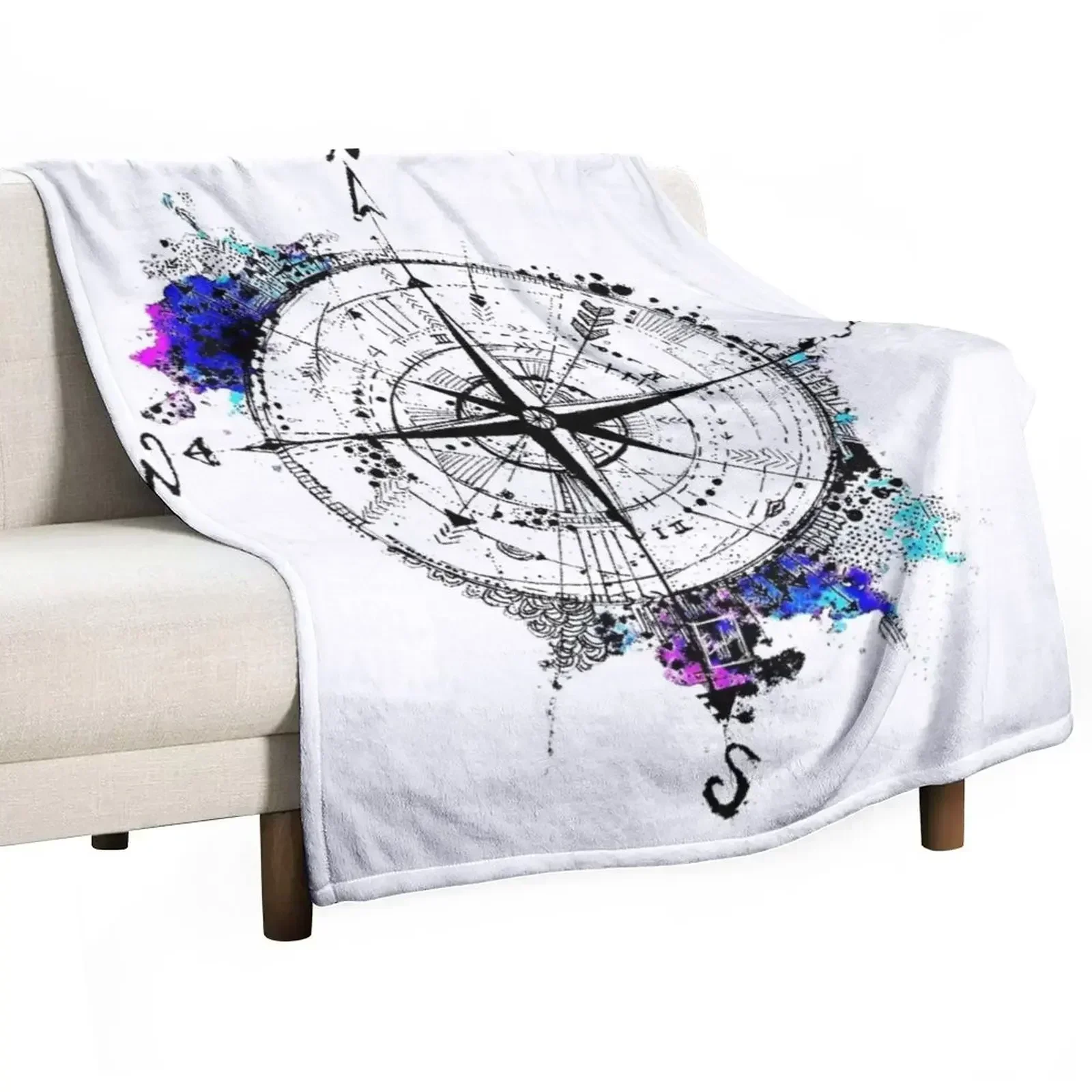 Not all those who wander are lost Throw Blanket Large blankets and throws Sofas Sofa Quilt Camping Blankets
