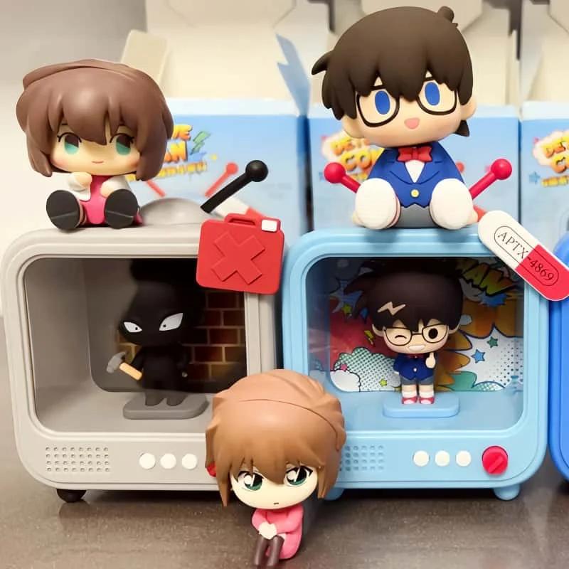 

New Genuine Detective Conan TV Series Blind Box Figure Luminous Ornament Kudo Shinichi Night Light Model Ornament Toy Gifts