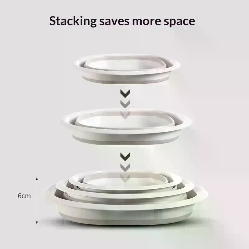 Travel Big Washbasin Folding Washbasin Portable Household Compression Basin For Student Dormitory Bathroom Accessories